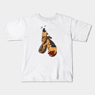 German Shephard Bard | Dog Music Lover | Fantasy Kids T-Shirt